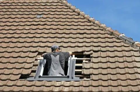 Pose de velux - La Grimaudière